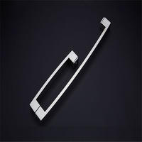 Sliding furniture handle for shower bathroom glass door 9324