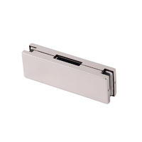 Custom stainless steel glass door clamp/patch fitting D-333